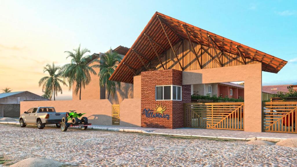 Casa Na Praia Com Piscina 路易斯科雷亚 外观 照片